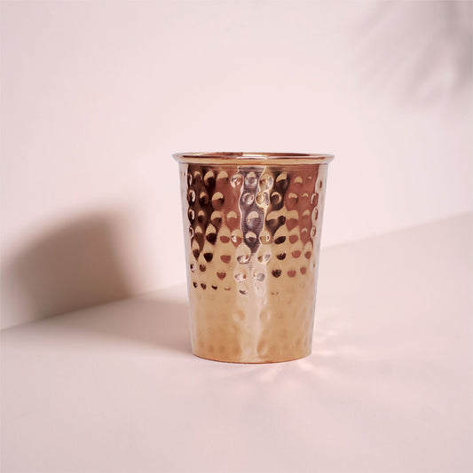 Hammered Copper Glass 300ml