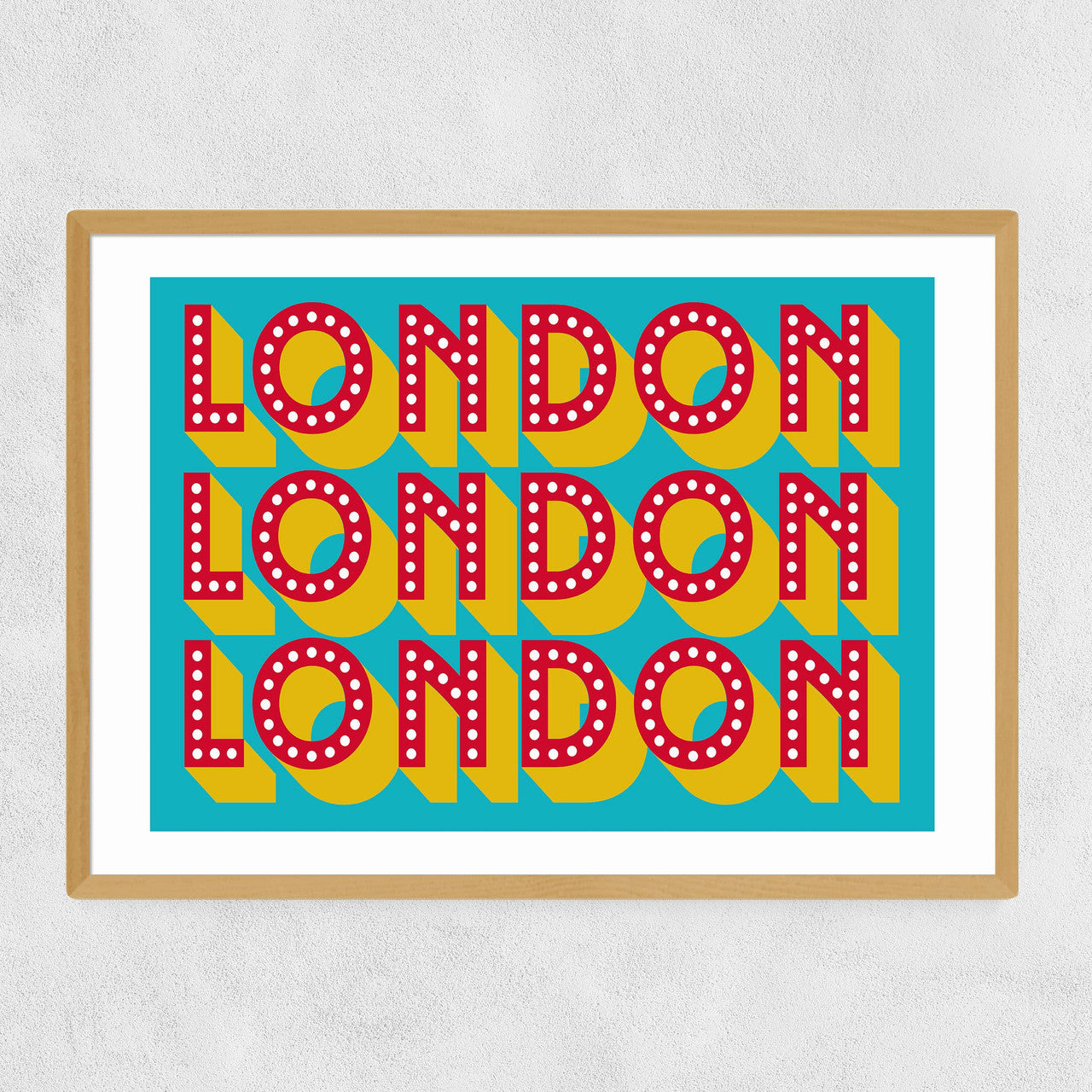 London Typography Print