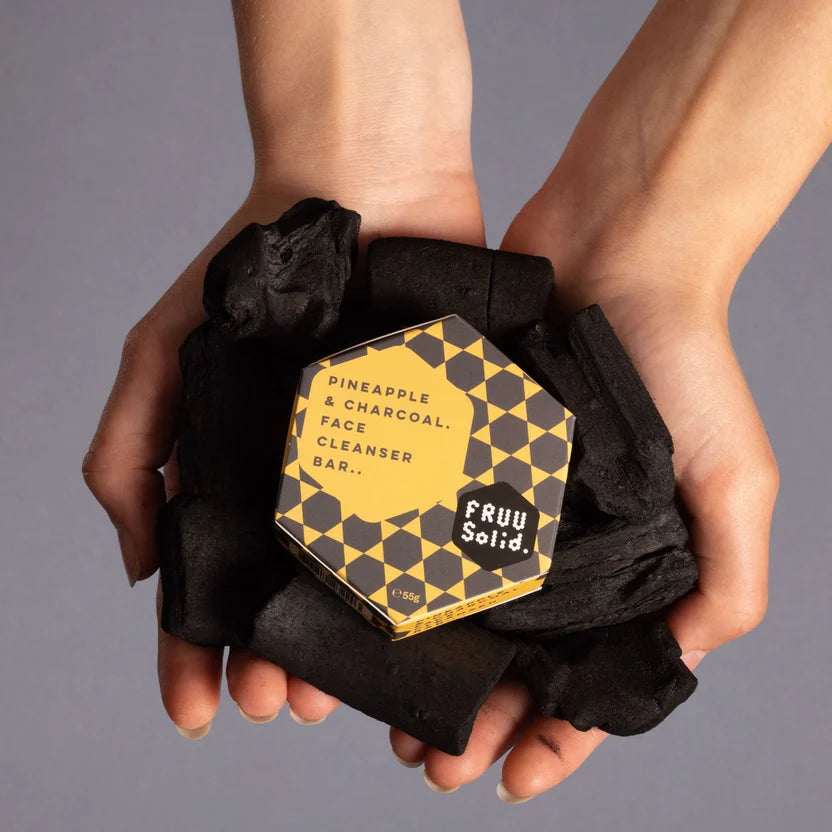 Face Cleanser Bar - Pineapple & Charcoal 55g