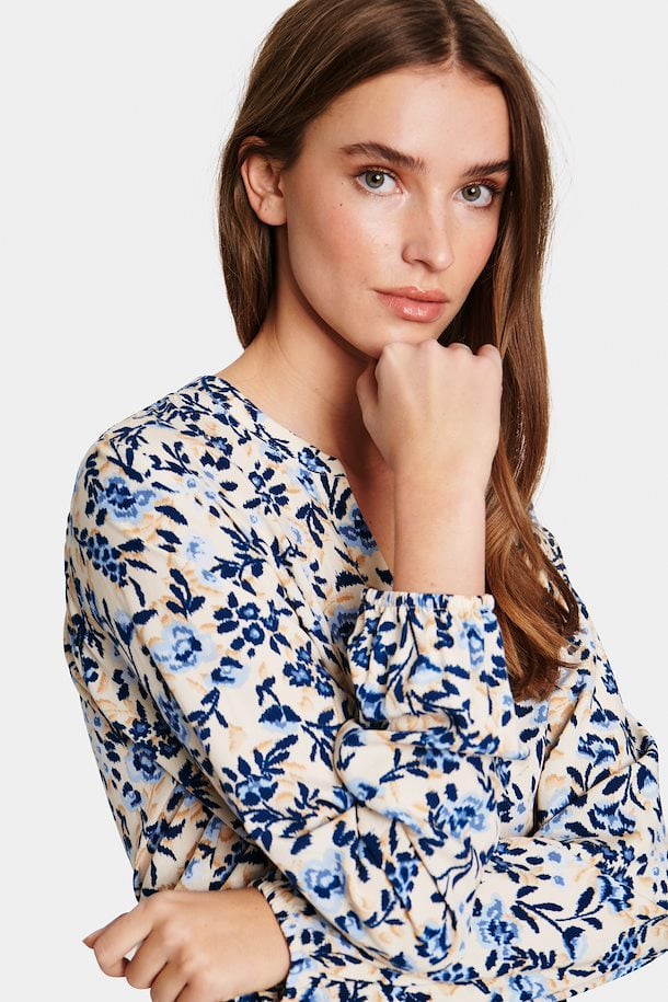 Saint Tropez EdaSZ Shirt in Creme Backyard