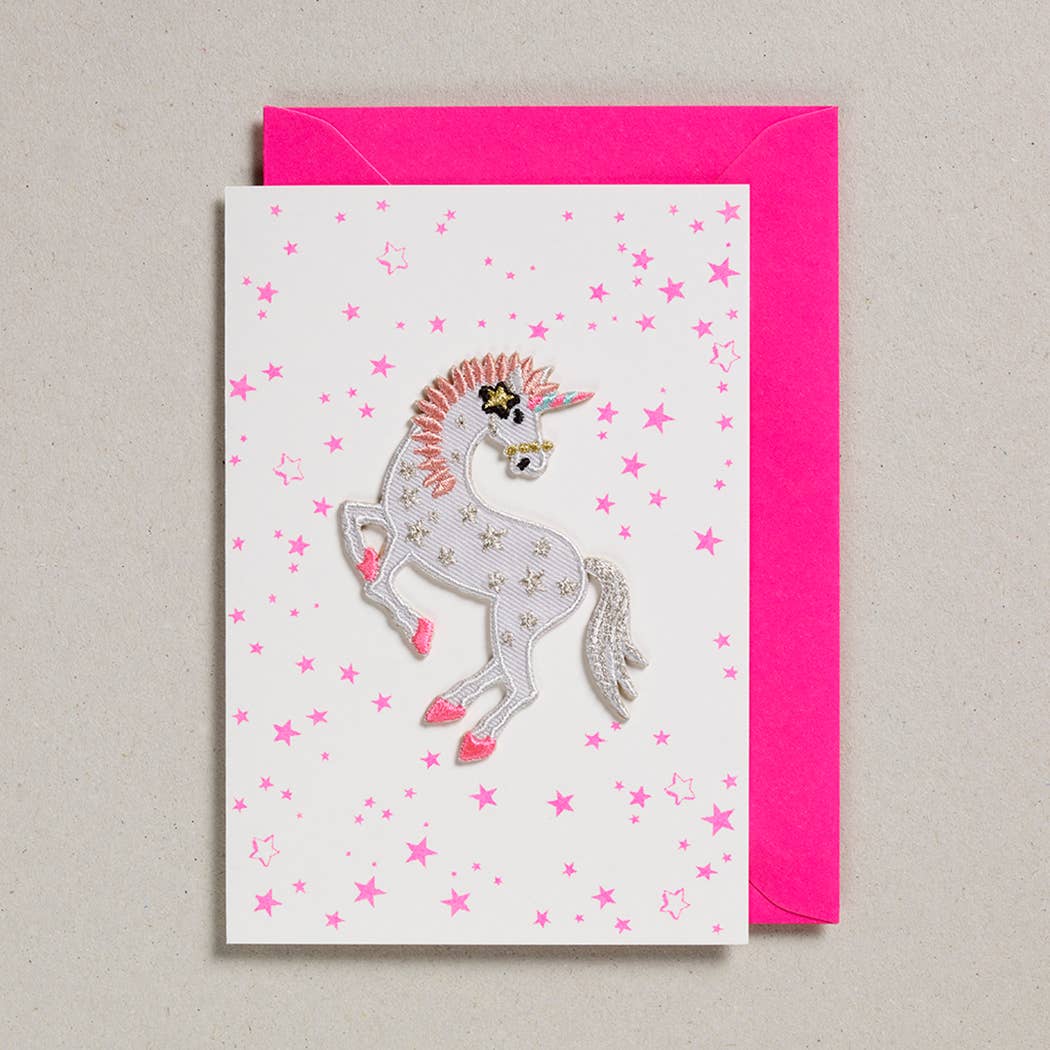 Patch Cards - Unicorn Stars