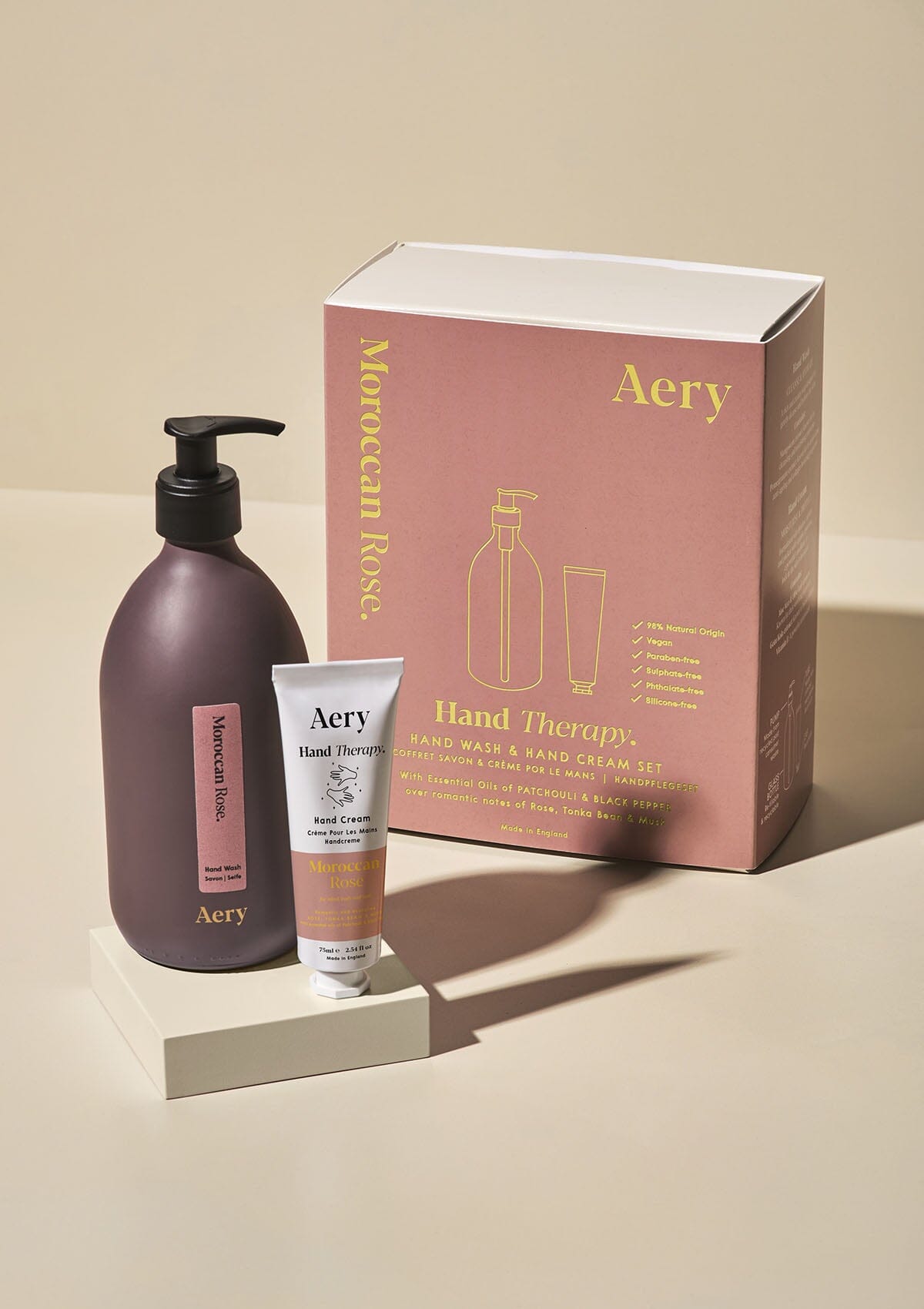 Aery Moroccan Rose Hand Therapy Gift Set 